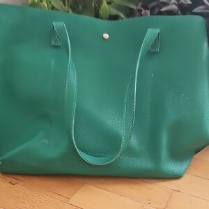 SHEIN Green Tote Bag
